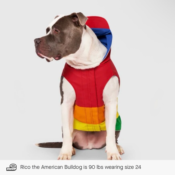 Canada Pooch Torrential Tracker Dog Jacket - Rainbow - Size 16 - Picture 2 of 16